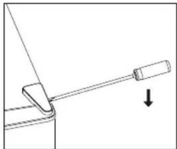 CANDY CHDS 412FWH - Reverse Door - 1