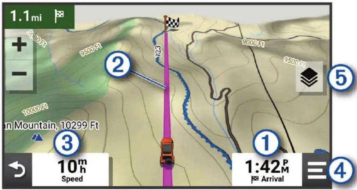 GARMIN Tread - Itinéraires en ligne droite - 1
