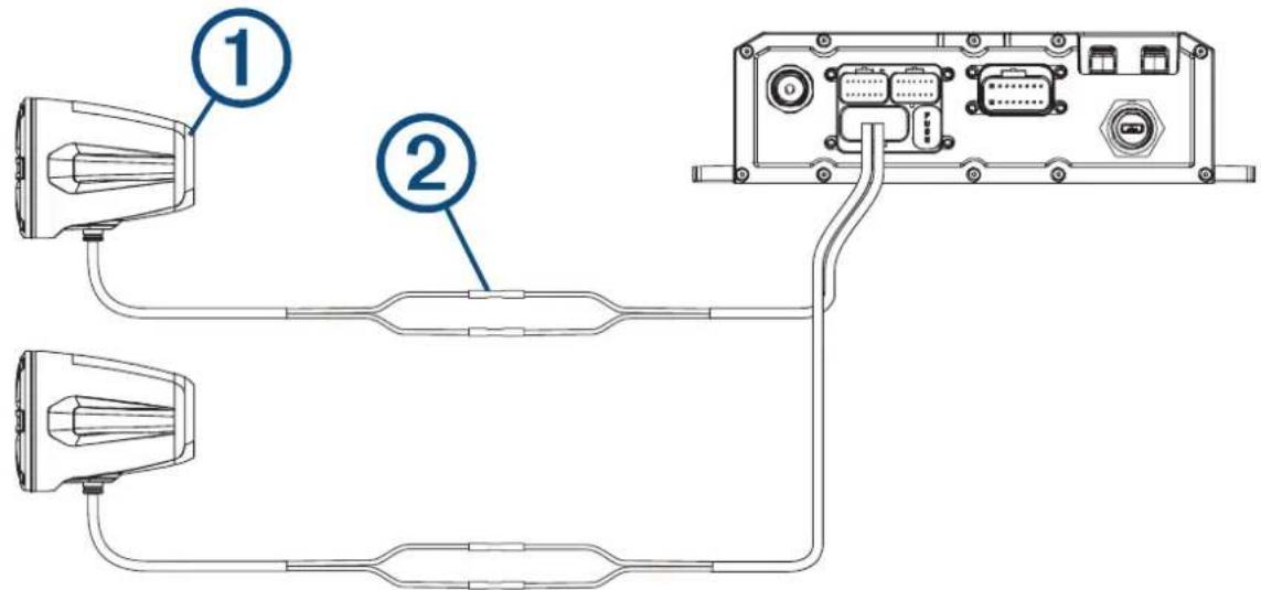 GARMIN Tread - Zones de haut-parleurs - 1