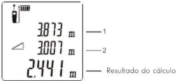 3873 m 3007 m 2441 m — 1 — 2 — Resultado do cálculo
