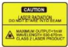 THOMSON Digital Laser Rangefinder - AVERTISSEMENT - 1