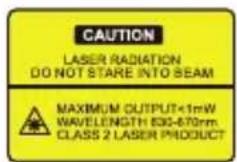 THOMSON Digital Laser Rangefinder - WARNING - 1