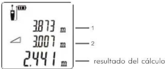 3.873 m 3.007 m 2.441 m — 1 — 2 — resultado del cálculo