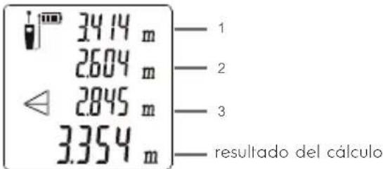 34.14 m 26.04 m 28.45 m 3.354 m — 1 — 2 — 3 — resultado del cálculo