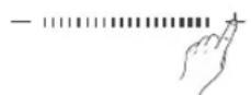 LG MS4295CIS - Exemple: diminuer le temps de cuisson. faites glisser la touche de croite à gauche - 1