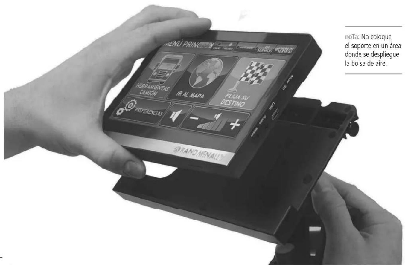 Rand McNally IntelliRoute TND 710 - Instale el soporte - 1