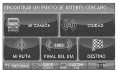 Rand McNally IntelliRoute TND 710 - Encuentre un Punto de Interes (POI) - 1