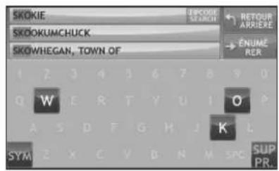 Rand McNally IntelliRoute TND 510 - Recherche d'un point d'intérêt (PI) - 1