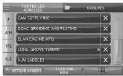Rand McNally IntelliRoute TND 510 - Itinétaire vers un lieu enregistré - 1
