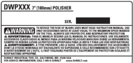 DEWALT DWP849X - DAY MONEY BACK GUARANTEE - 1