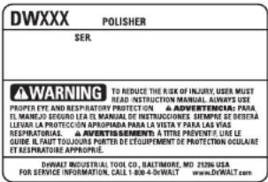 DEWALT DW845 - GARANTIE DE REMBOURSEMENT DE 90 JOURS - 1