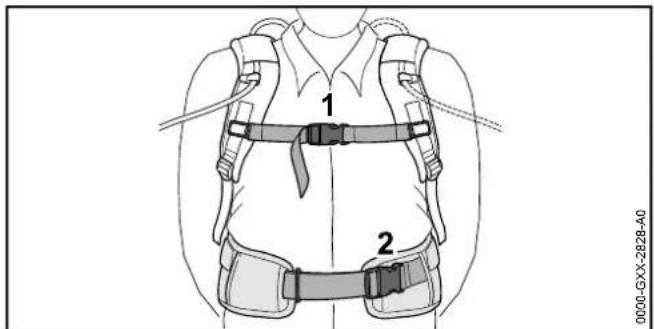 STIHL BGA 100 - Fitting and Adjusting the Connecting Cable - 2