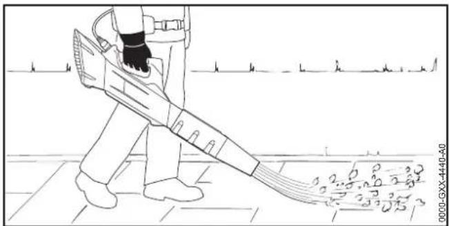 STIHL BGA 100 - Blow-Sweeping - 1