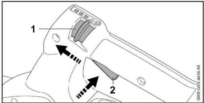 STIHL BGA 100 - Bladblazer inschakelen - 1