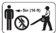 STIHL BGA 100 - Symboles d'avertissement - 6