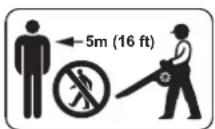 STIHL BGA 100 - Simboli di avvertimento - 6