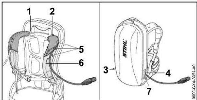 STIHL BGA 100 - Bruk med bæresystem - 2