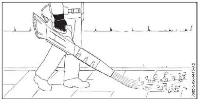 STIHL BGA 100 - Blæsning - 1