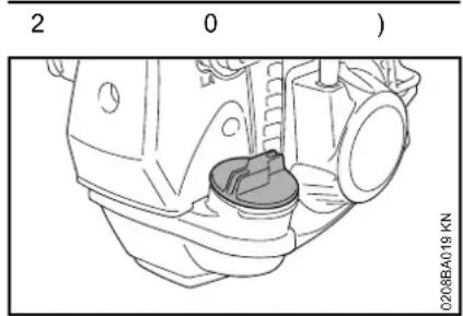 STIHL FS 94 - Ravitaillement en carburant - 1