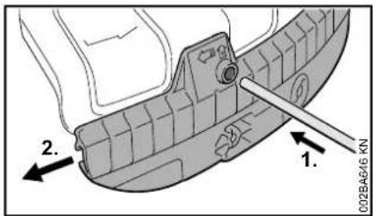 STIHL FS 94 - Schürze abbauen - 1