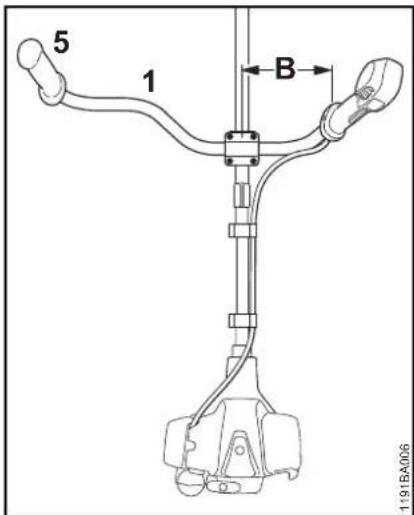 STIHL FS 94 - Montaggio dell'impugnatura a manubrio - 3