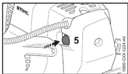 STIHL FS 94 - Avviamento/arresto del motore - 3