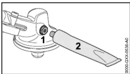 STIHL FS 94 - Aandrijfmechanisme smeren - 1