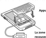SONY Clié PEGAKB20 - Raccordement du clavier à l'ordinateur de poche CLIÉ - 1