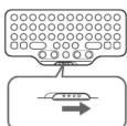 SONY Clié PEGAKB20 - Utilisation du clavier - 3
