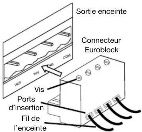 DENON DN280 - Utilisation du connecteur Euroblock : - 1