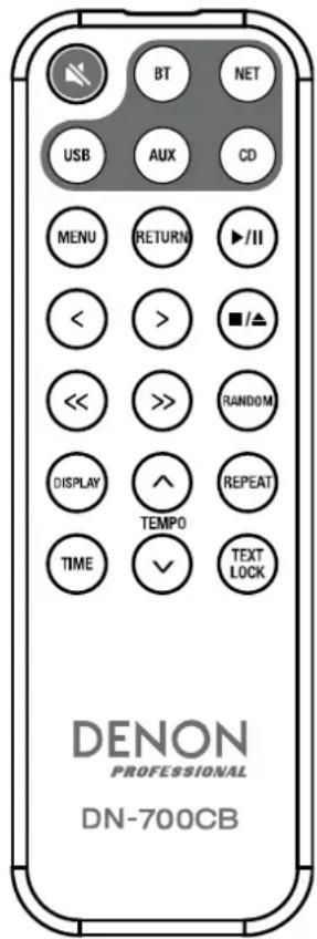 DENON DN 700CB - Remote Control - 1