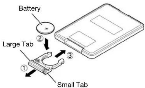 DENON DN300Z MKII - To replace the battery (see image): - 1