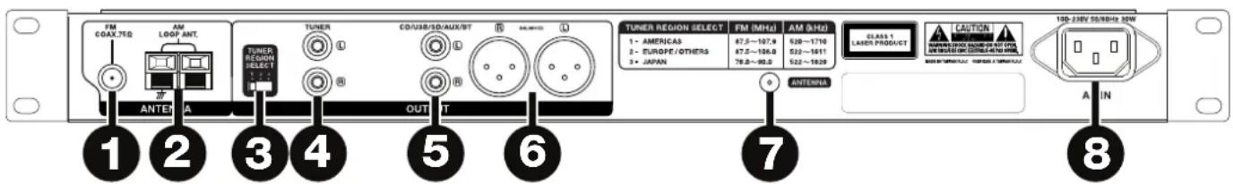 DENON DN300Z MKII - Panneau arrête - 1