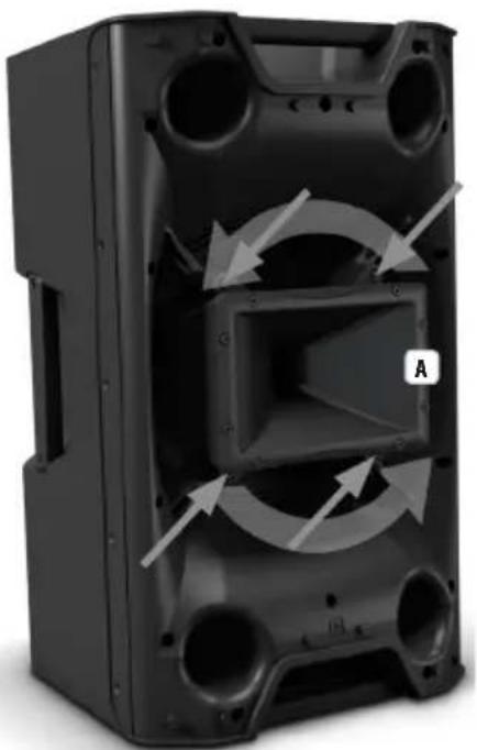 LD Systems ICOA 15 A - DIFUSOR DE ALTA FRECUENCIA CON GIRO DE 90^ - 1
