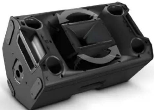 LD Systems ICOA 12 A BT - RUOTARE IL TWEETER A TROMBA DI 90° - 2