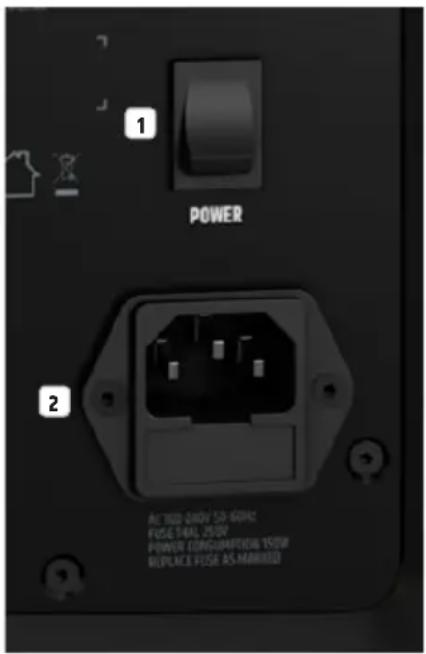 LD Systems ICOA 12 A BT - ANSCHLUSSE, BEDIEN- UND ANZEIGEELEMENTE - 1