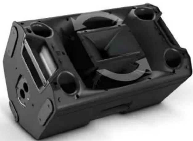 LD Systems ICOA 12 A BT - ROTATE TWEETER BY 90^ - 2