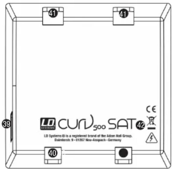 LD Systems Curv 500 ISUB - SATELLITE OUT RIGHT - 1