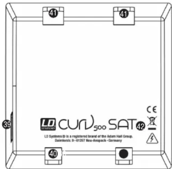 LD Systems Curv 500 ISUB - SATELLITE OUT RIGHT - 1