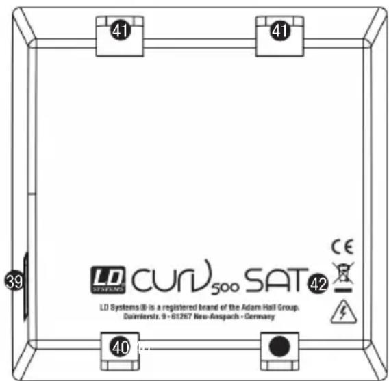 LD Systems Curv 500 ISUB - SATELLITE OUT RIGHT - 1