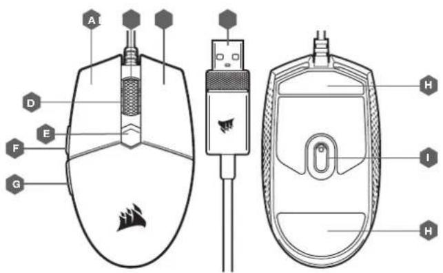 CORSAIR Katar Pro XT - 1