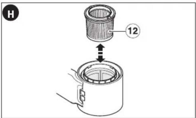 BLACK & DECKER BDH2000PL03QV - CAUTION: Do not turn appliance on when dust container is removed. - 5
