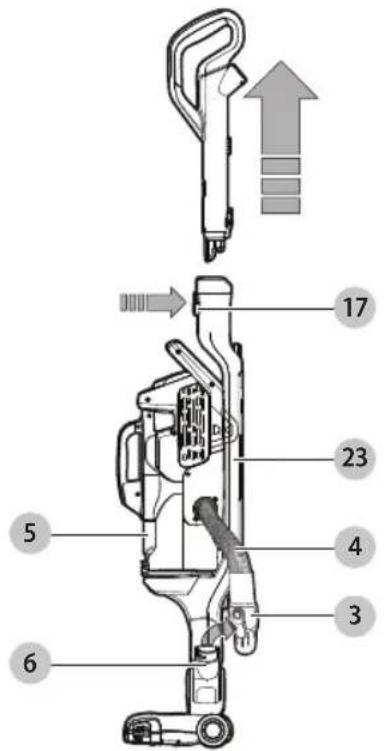 BLACK & DECKER HCUA525JA - Using the accessory tool (Fig. L-0) - 1