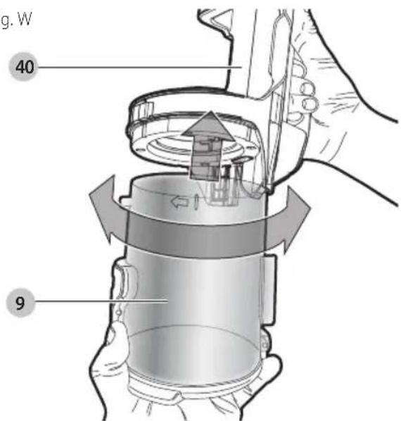 BLACK & DECKER HCUA525JA - Cleaning the filters (Fig. S-X) - 3