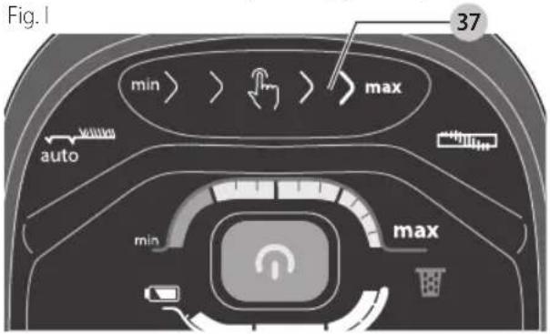 BLACK & DECKER HCUA525JA - Fuerza de succión ajustable (Fig. I) - 1