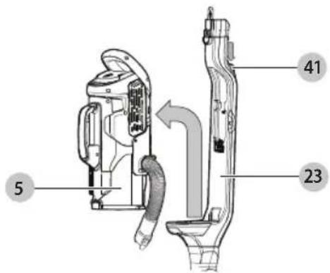 BLACK & DECKER HCUA525JA - Using the accessory tool (Fig. L-0) - 2