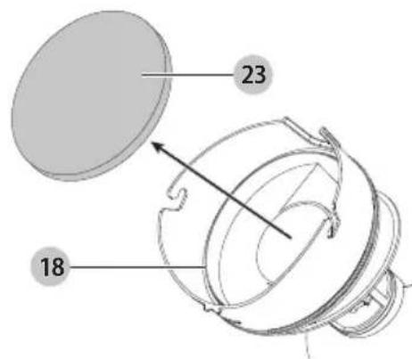 BLACK & DECKER HFEK520J - Cleaning the filters (Fig. K, L, O, P - R) - 2