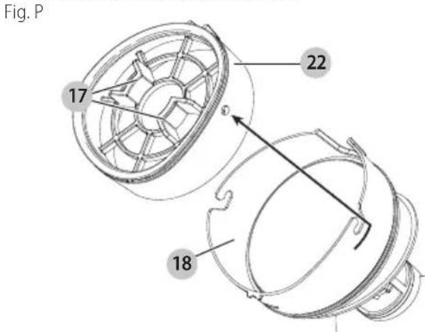 BLACK & DECKER HFEK520J - Cleaning the filters (Fig. K, L, O, P - R) - 1