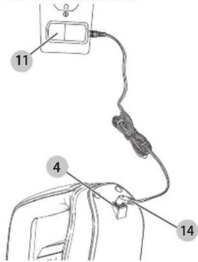 BLACK & DECKER HFEK520J - Chargement de la pile (fig. d) - 1