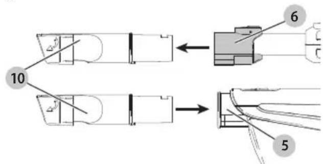 BLACK & DECKER HFEK520J - Uso de herramienta de accesorio 3 en 1 (Fig. J) - 1